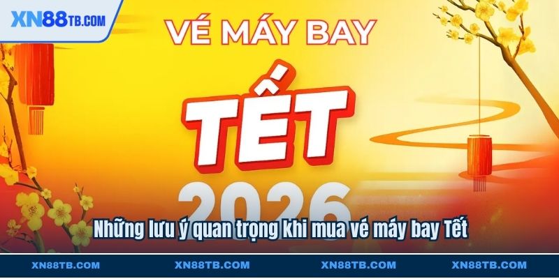Những lưu ý quan trọng khi mua vé máy bay Tết